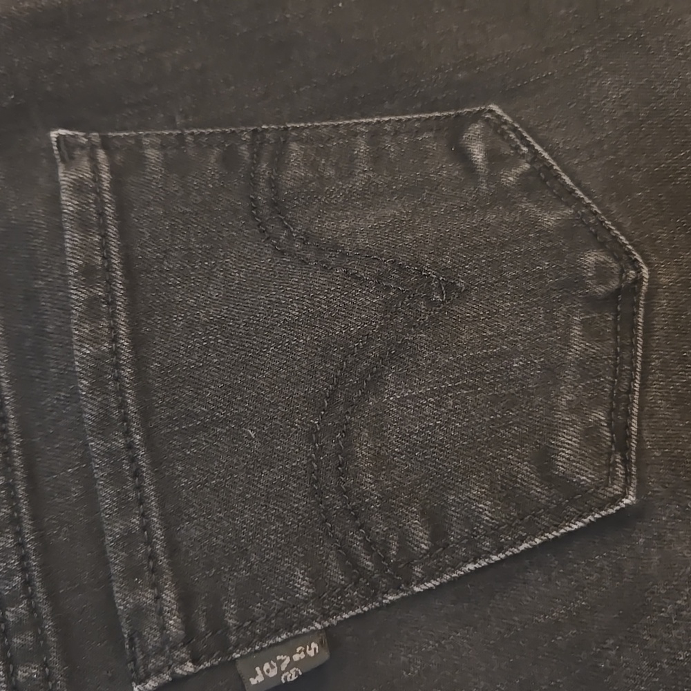 Vintage Levi's 505 Washed Black Syraight Leg Jeans Y2K Grunge Denim Minimalist - Picture 13 of 13